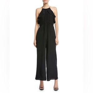 Zimmermann Black Silk Wide Leg Jumpsuit